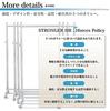 Stronger commercial hanger width load capacity sturdy and height reliable quality rack, 96cm, 100kg, durable, silver, HR90, steel, adjustable,