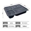 Jin Shen Yuan Disposable 5-Compartment Takeaway Meal Boxes