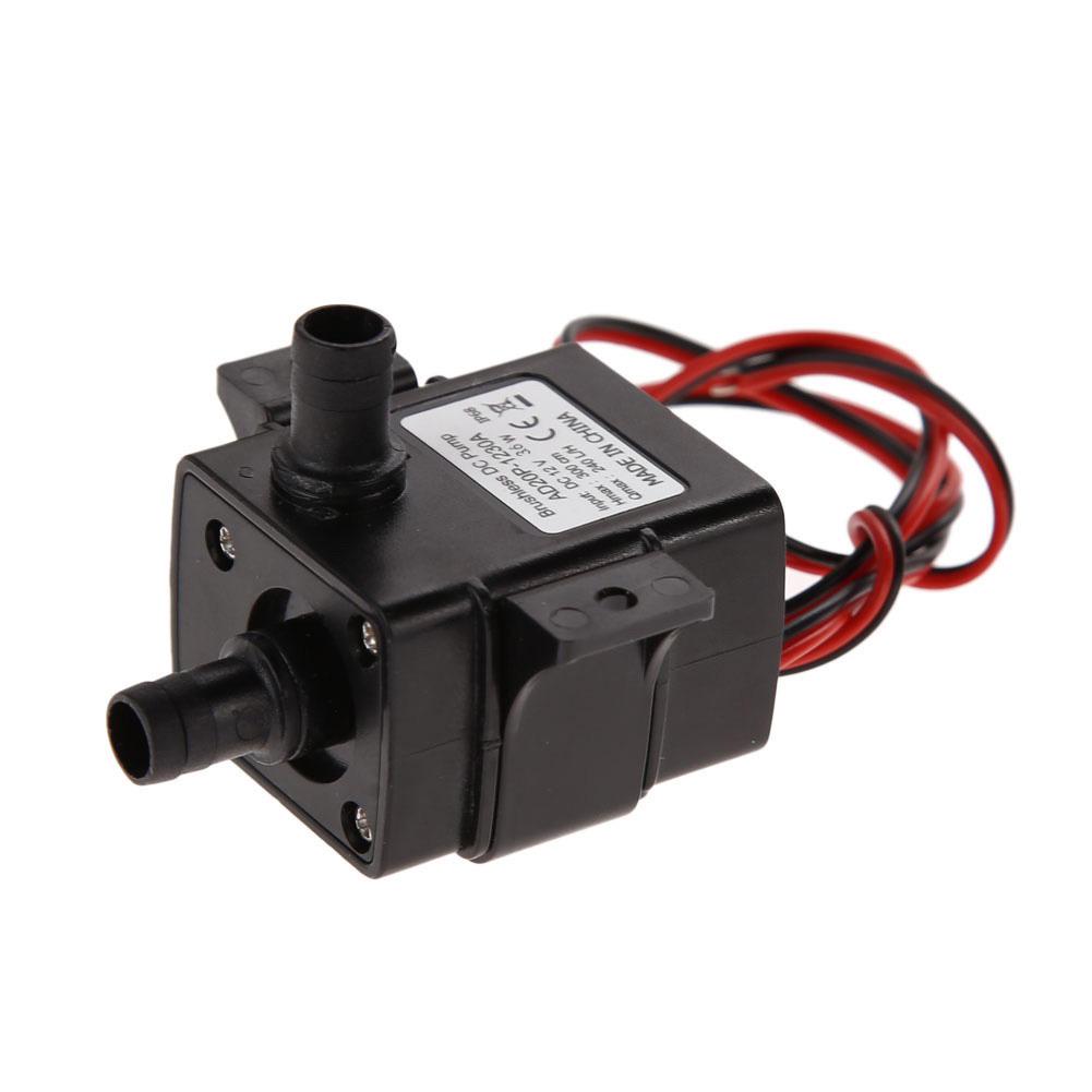 Ultra-quiet Electric Fish Tank Pump DC 12V 3M 240L/H Waterproof Pump Multifunction Performance Portable for Mini Fountain