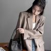 2025 Spring Summer New Lunch Box Bag Handbag Small Square Bag Vegetable Basket Bag Export Cross-Border Women's Bag Silver Shiny Leather Bag