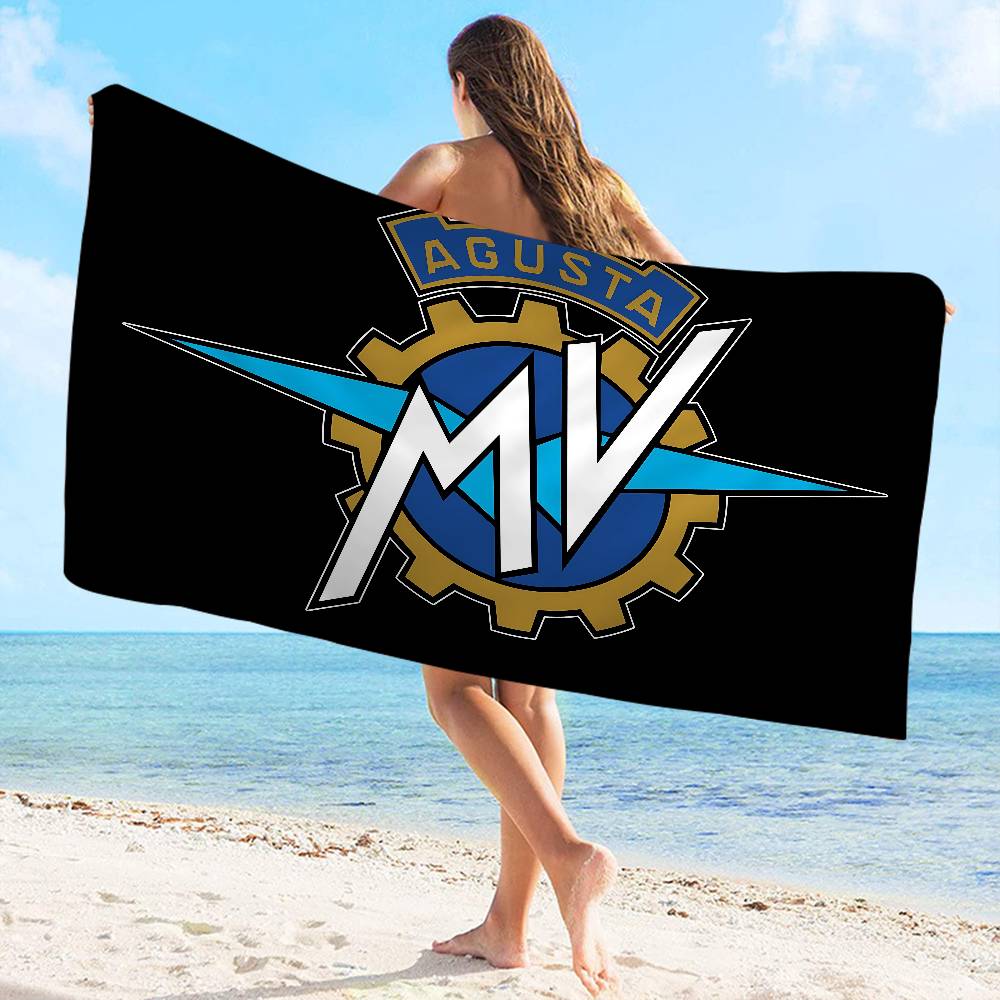 M-MV A-Agusta Microfiber Beach Towel Absorbent Quick Dry Soft Yoga Swimming Resort Mountain Climbing Towel