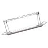 Chicken Leg Grill Rack with Drip Tray Foldable 12 Slots Stainless Steel BBQ Drumstick Holder Stand for Ovens Grills Smoker