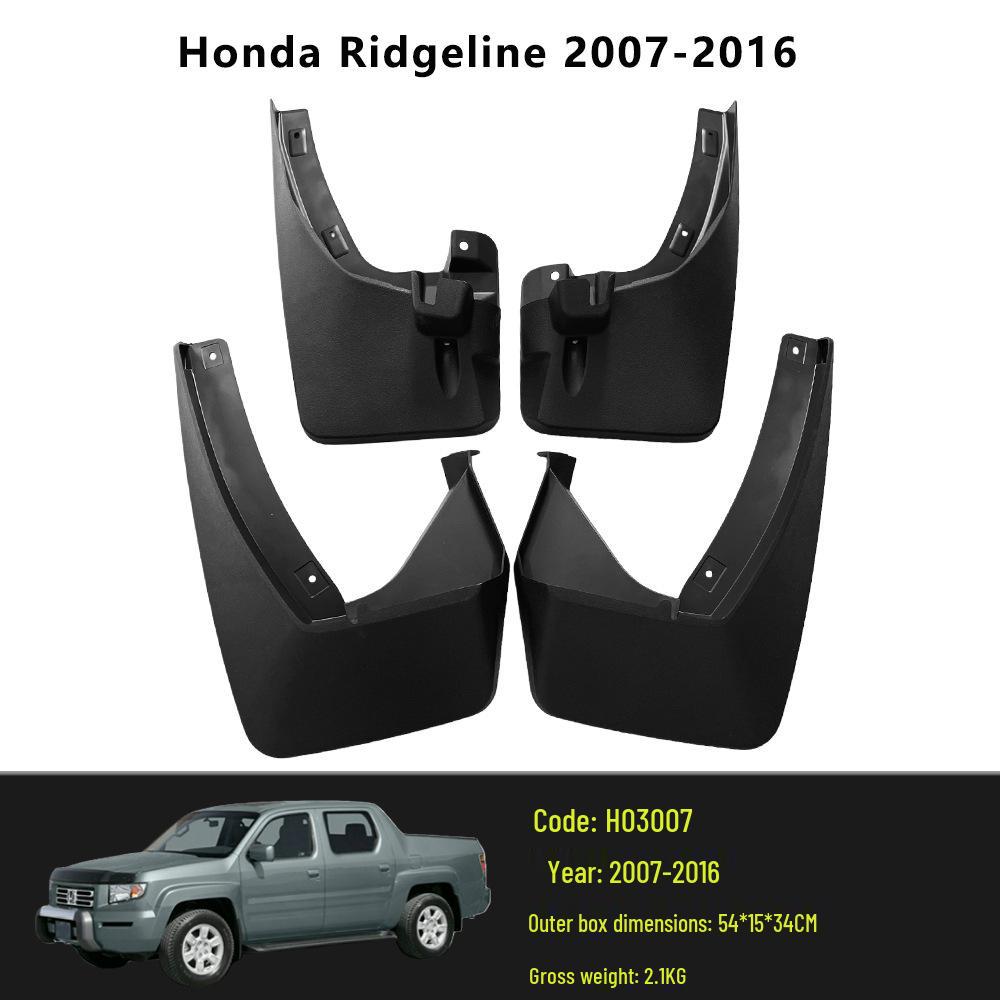 Mudguards for 2003-2006 Honda Pilot & 2007-2023 Ridgeline Pickup
