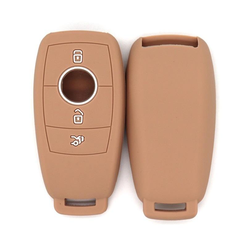Silicone key cover, suitable for Mercedes-Benz CE-Class 200l GLA GLB LC00260 GLE multi-color key bag, shockproof key cover
