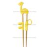 1Pair Kids Learning Training Chopsticks Cartoon Cute Silicone Animal Stainless Steel Food Sticks Detachable Reusable Tableware