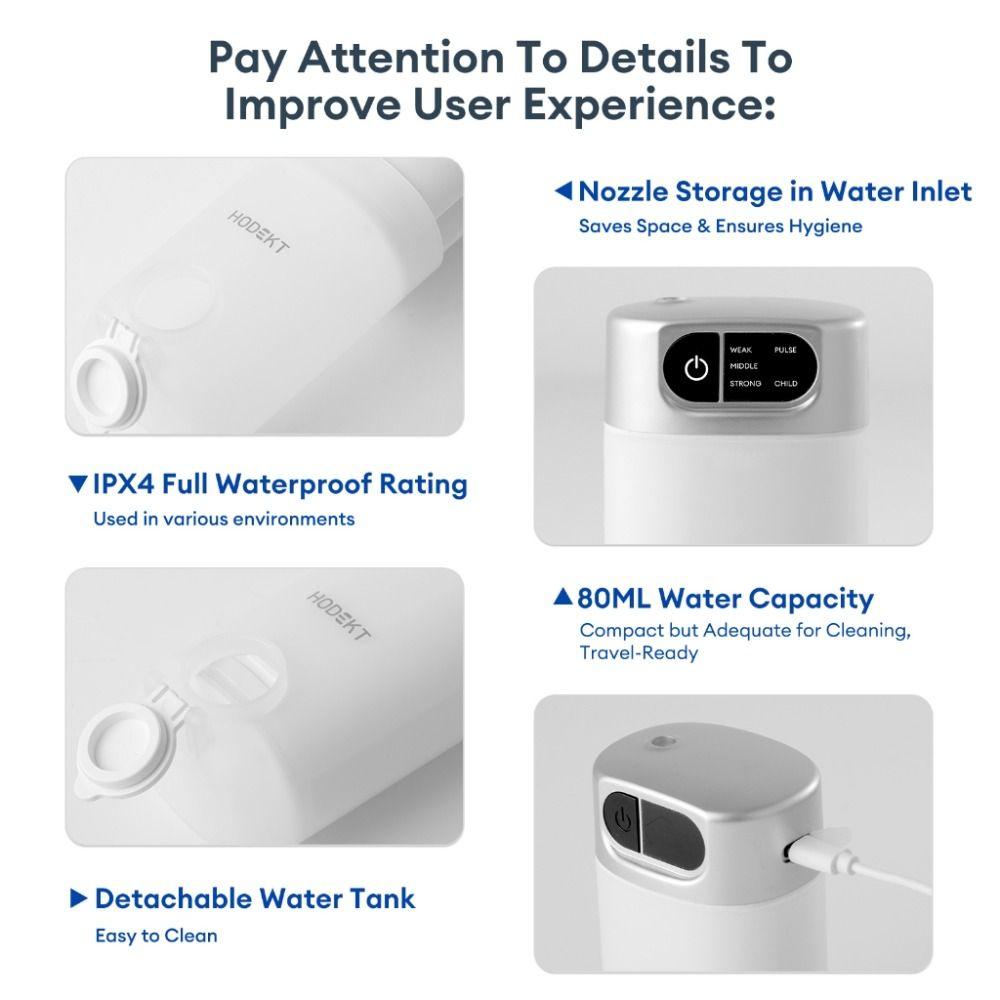 300ML Electric Oral Irrigator Smart Tooth Scaler Oral Hygiene Electric Tooth Flusher  Gum Care