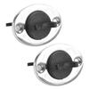 2pcs 316 Stainless Steel Marine Drain Plug Oval Garboard Transom Boat Plug for 1inch Hole