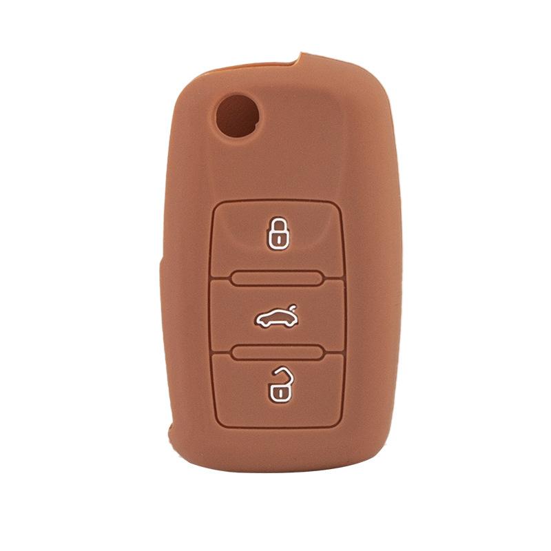 Suitable for Volkswagen Lavida Jetta Drip Silicone Key Cover Santana Soft Key Bag Sagitar Remote Control Protective Cover