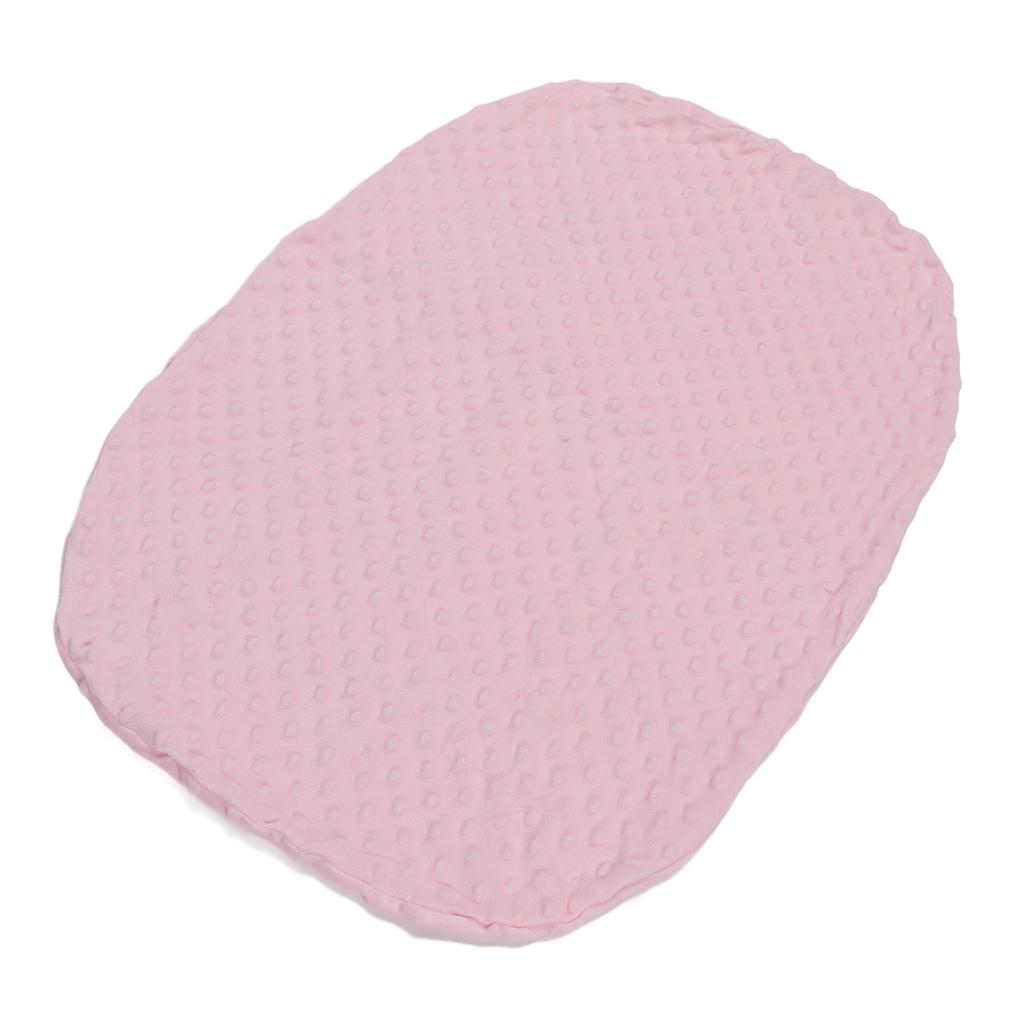 Baby Bassinet Sheet Bassinet Mattress Pad Cover Soft Velvet Cradle Sheet for Boys and Girls Pink