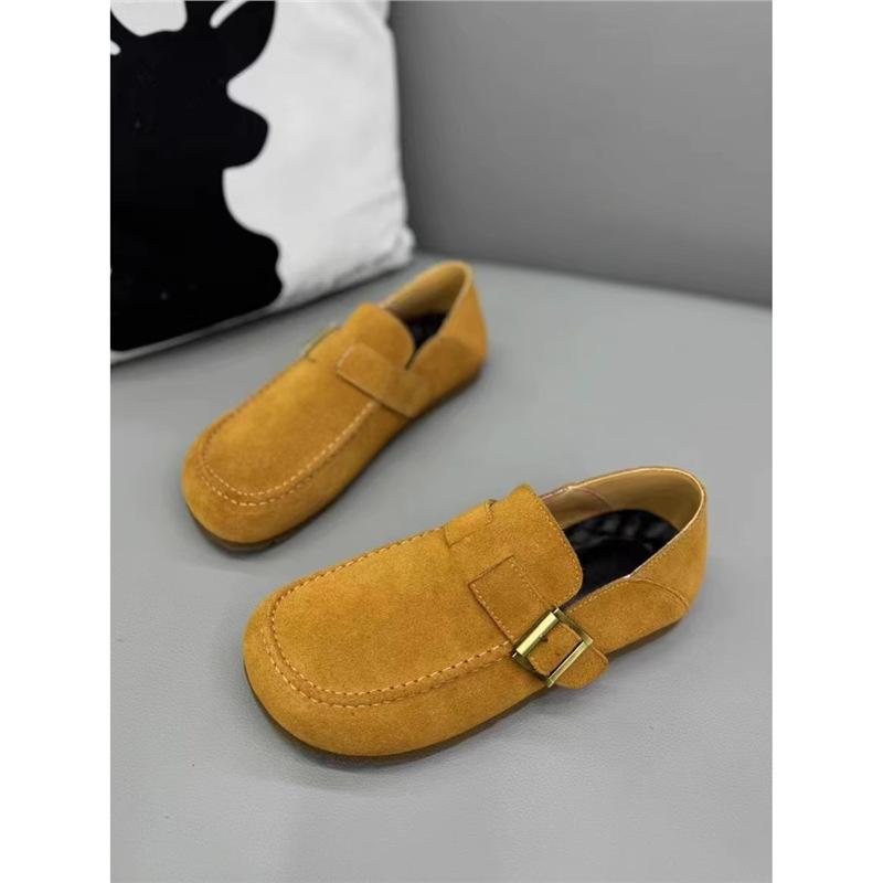 Autumn New Flat Comfortable Beanie Shoes Boken Shoes Lazy Shoes Xs