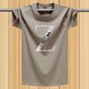 Men's Summer 2025 Pure Cotton Heavyweight Short-Sleeve Fashion T-Shirt