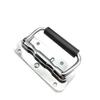 Spring Loaded Handle Stainless Steel Heavy Duty Handle for Toolbox Chest Case with Rubber Grip Surface Mounted