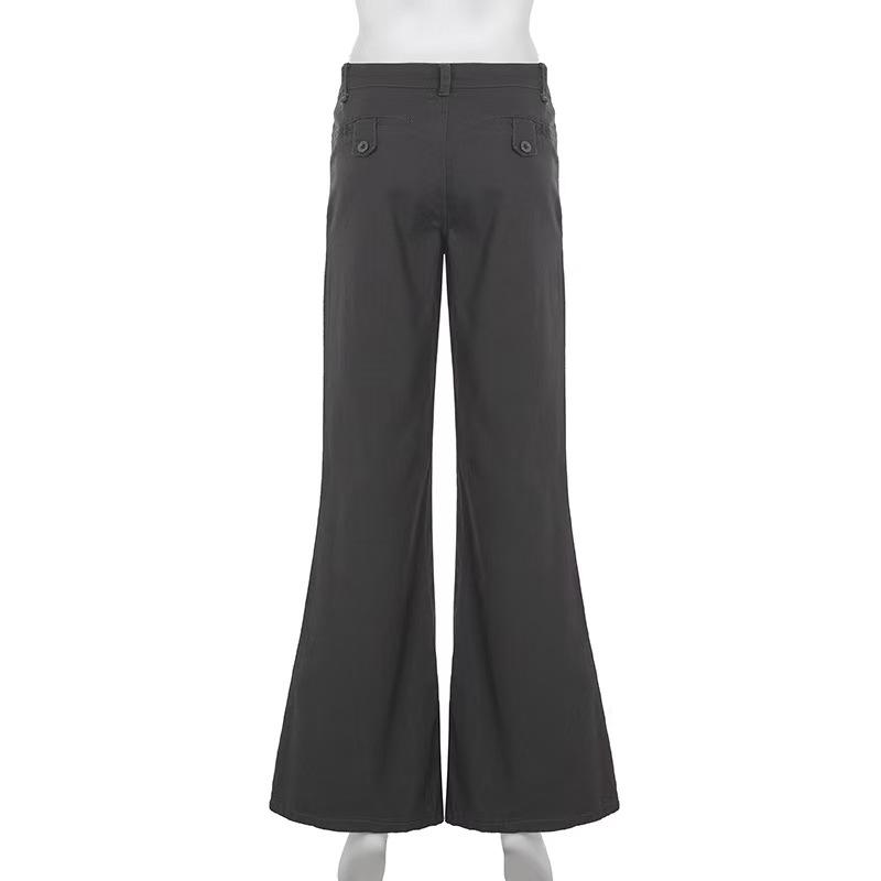 American Style Pocket Design Flare Workwear Jeans