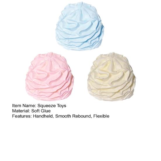 Realistic Dessert Toy Slow Rise Cream Roll Toy Soft Cake Squeeze Stress Reliever Toys Handheld Dough Fidget for Adults Cute Shape Desk Decor