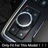 Car Accessories Console Multimedia ES Button Cover Trim Decoration For Mercedes Benz E Class W212 2010-2015 Interior Stickers