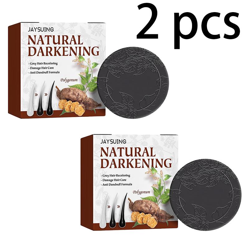 

Jaysuing Шампунь для восстановления Хэ Шоу У Натуральный черный цвет волос Увлажняющий Разглаживающий Кондиционирующий шампунь Мыло