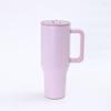 40-ounce leak-proof straw cup – made from double-walled, vacuum-insulated stainless steel to keep drinks cold for hours; fits in car cup holders