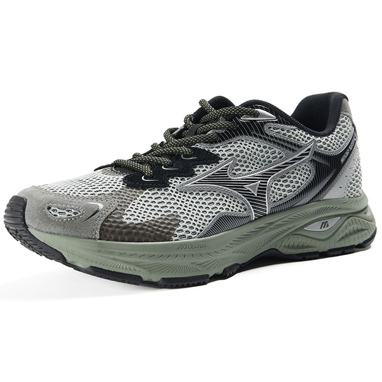 Mizuno Racer S Tendencia Retro Tela Cuero Sintético Caña Baja Casual Entrenamiento Larga Distancia Corta Distancia Desplazamiento Urbano Zapatillas para Correr D1GH223513
