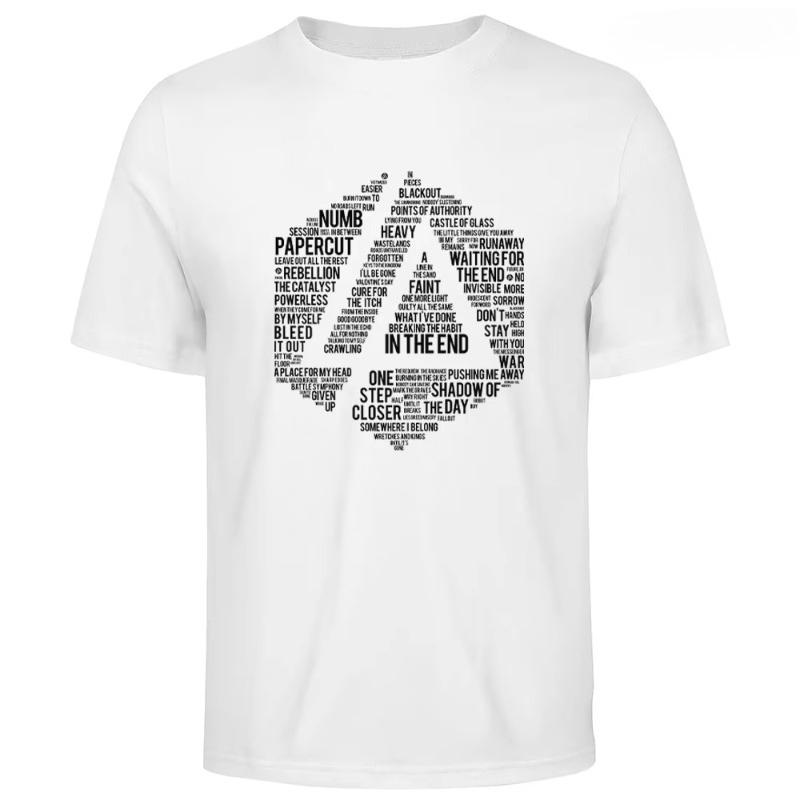 

Мужская хлопковая летняя футболка с графическим принтом легендарной рок-группы 2025 года, с круглым вырезом, в повседневном стиле, уличные топы для мужчин и женщин S