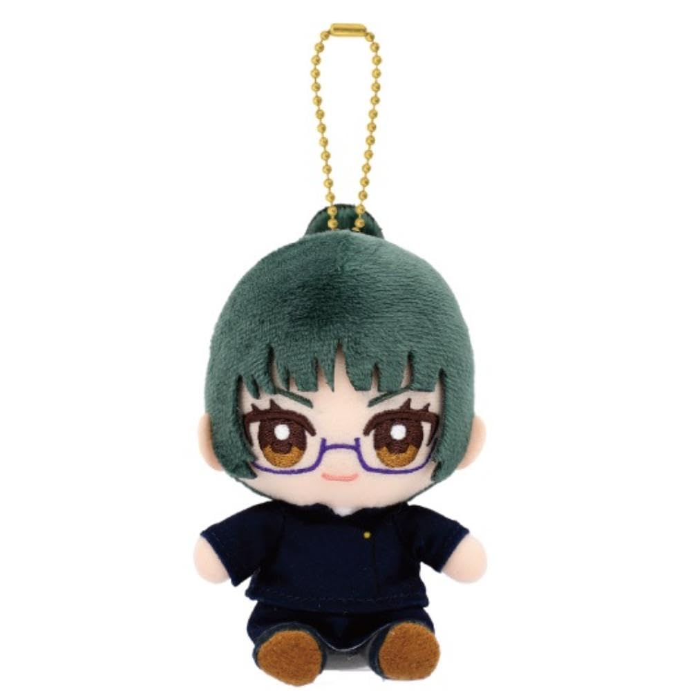 

Plush Toy Jujutsu Kaisen Chibi Plush Sitting Mascot Kids Maki [Bandai NUI] Zen in