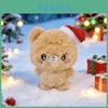 Süßer Bär und Weihnachtsbaum Plüschdekor aus hochwertigem Samt für Feiertags-Heimdekorationen und Geschenke für Mädchen und Jungen