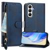 For Samsung Galaxy A25 5G (Global) (161.0x76.5x8.3mm) Case Zipper Pocket Multiple Card Slots Leather Phone Cover