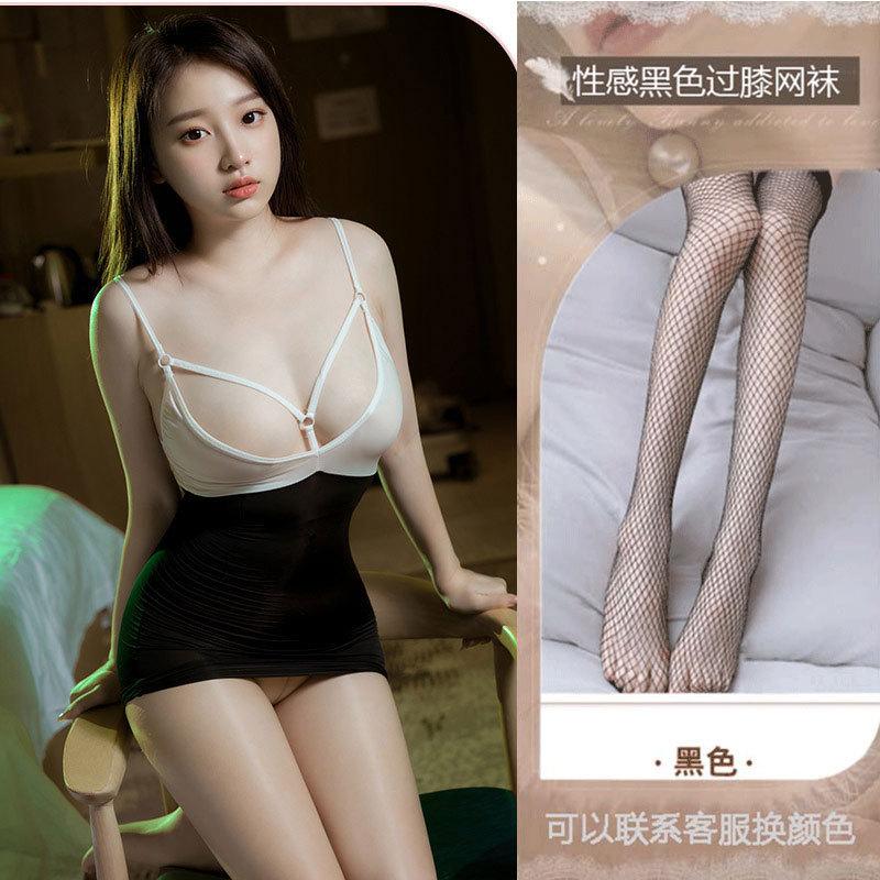 Sex one-piece clothes are convenient to take off, bed perspective clothes, sexy underwear, sex pajamas, milk leakage exposure clothes, open file.