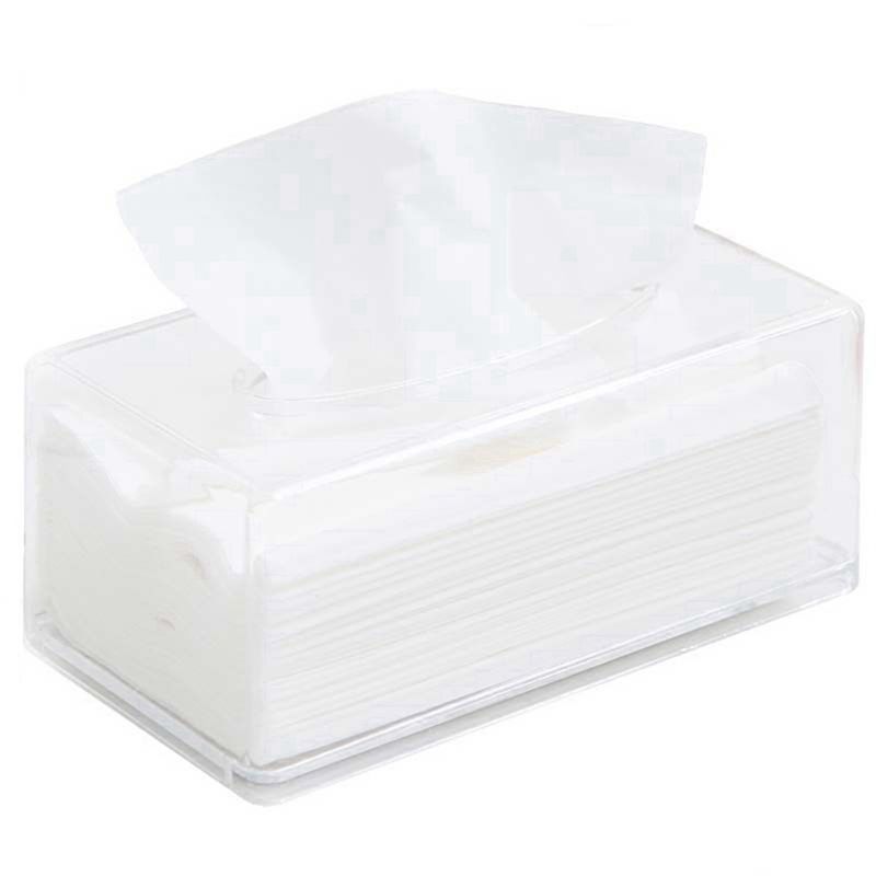 A33R-Acrylic Tissue Box Rectangular Transparent Tissue Box For Office, Home Bathroom Restaurant Lavatory Occasions