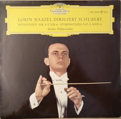 LP Record LORIN MAAZEL BERLINER PHILHARMONIK  Schubert Symphonie Nr5 Bdur  Symp LPM18685 DEUTSCHE GRAMMO 1963 Germany Classical Used