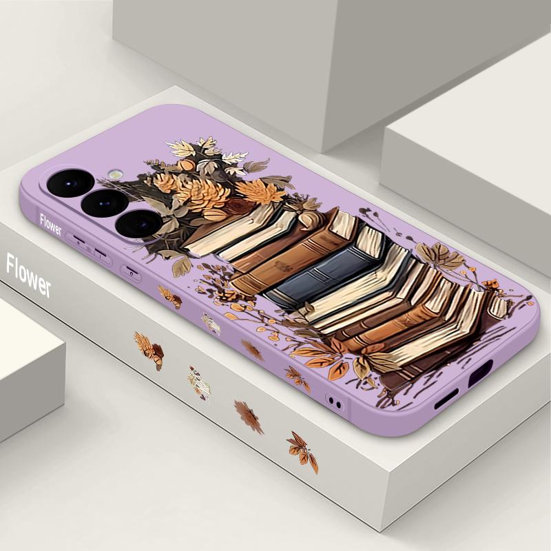 Book Print Case For Samsung Galaxy S24 S25 FE S26 S25 S23 S22 Ultra A17 A56 A16 A55 A25 A15 A36 A54 5G Lanyard Soft Cover