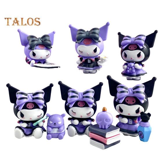 

1/6 шт. Мини аниме кукла фигурка коллекционная каваи аниме персонажи статуэтка маленькая настольная фигурка для девочек мальчиков 6pcs