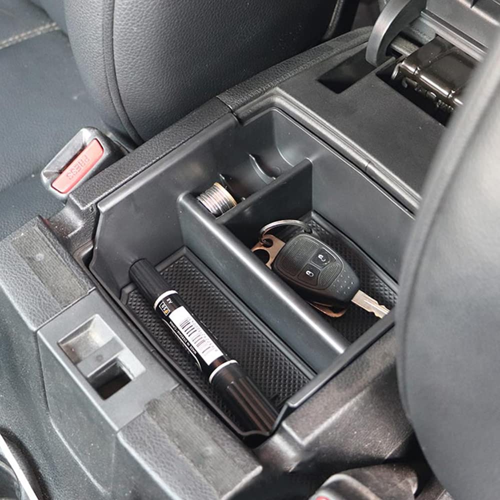 YOCTM Center Console Box Tray for Jeep Wrangler JK 2011 2012 2013 2014 2015 2016 2017 Central Storage Armrest Storage Small Item Interior Accessories