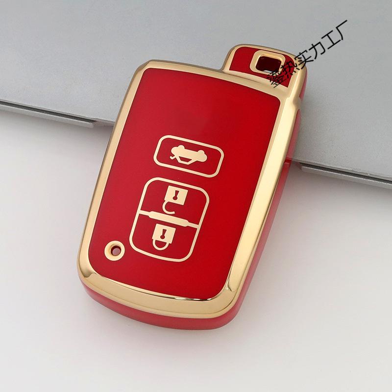 TPU Key Case Cover for Toyota: Avalon, Camry, Corolla, Highlander, RAV4