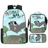 Dandy'S World Student School Bag Dandy'S World Cartoon Cute Backpack Three-Piece Set Satchel Bag Pencil Case