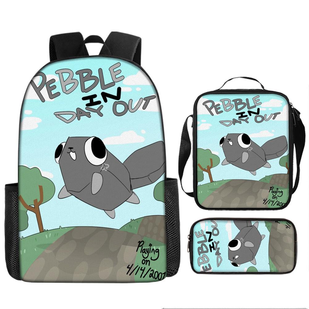 Dandy'S World Student School Bag Dandy'S World Cartoon Cute Backpack Three-Piece Set Satchel Bag Pencil Case