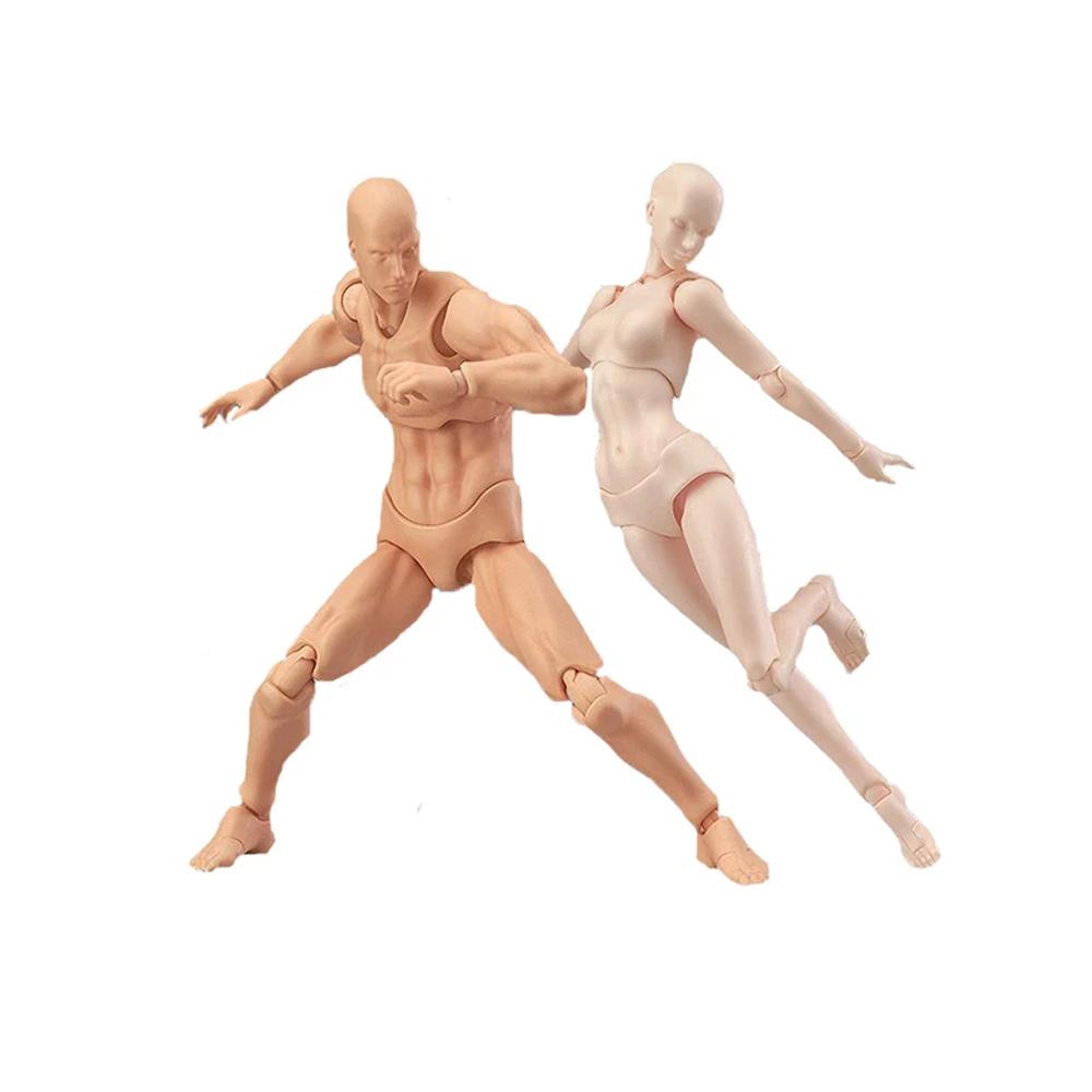 For Artists Man and Woman Human Postures Figure Model Drawing Figures Action Figure Human Mannequin