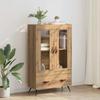 Highboard with Drawers Artisan Oak 69.5 x 31 x 115 cm