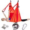 Aerial Yoga Hammock with 6 Handles and Stretch Band for Home Fitness