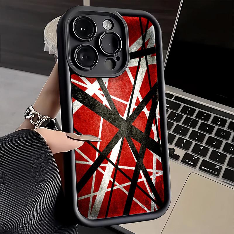 

Чехол для телефона iPhone 17 Air 16E 15 16 Pro Max Эдди Ван Хален Графический Чехол с гитарой 14 Plus 13 12 Mini Мягкий силиконовый Funda iPhone 17 Pro Max