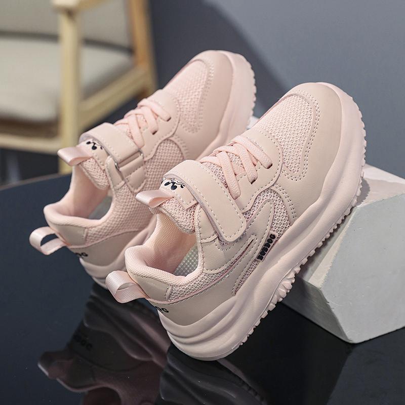 Children's Sneakers Kids Fashion Design White Non-slip Casual Shoes Boys Girls Soft Breathable Sneakers Toddler Outdoor Shoes