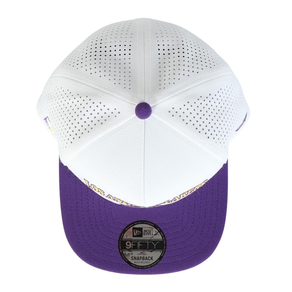 Kšiltovka New Era 9FIFTY NBA 2 Tone LASER PERFORATED LAL White ML 950AF LP NBA 2TONE LOSLAK WHI TPUR 14388565 NER36C7972