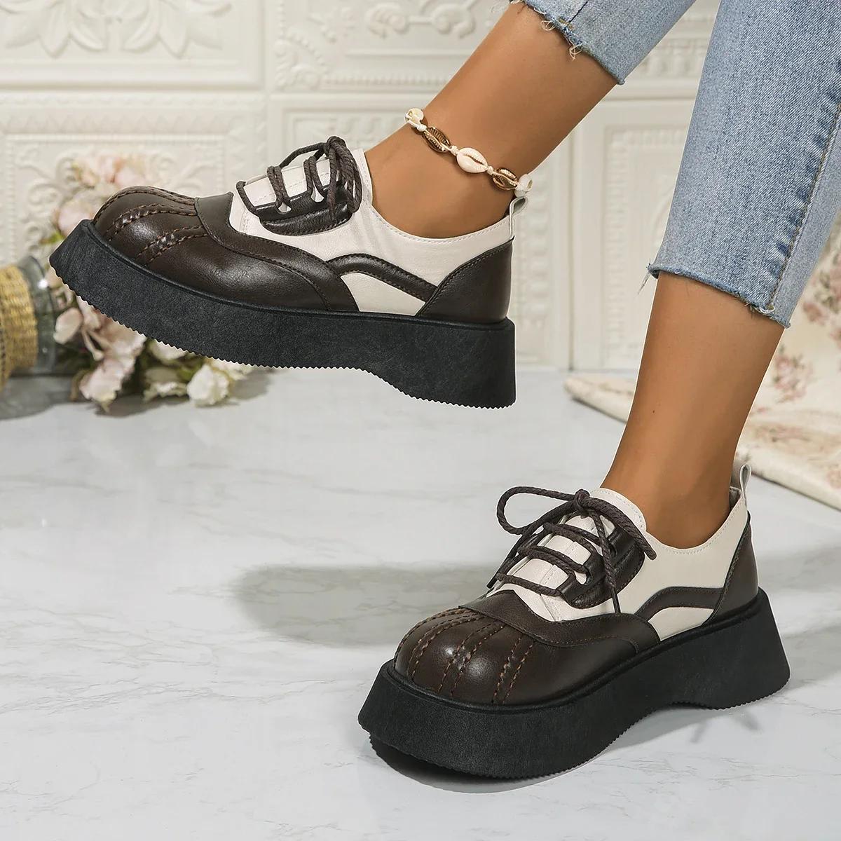 Женские туфли-лодочки на платформе — фото 4