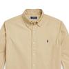 Polo Ralph Lauren Solid Color Polo Collar Long Sleeve Shirt Men Shirts Brown MNPOWOV16822687-260