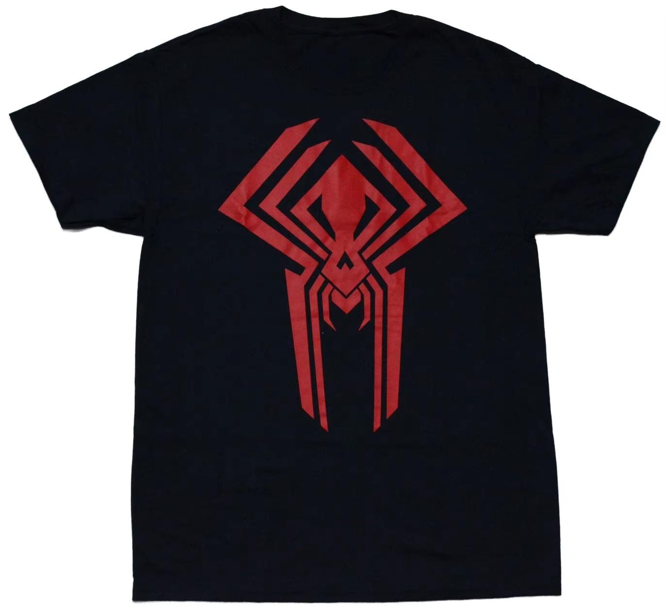 

2026 new SpiderUnisex Tshirt Vintage black street style loose fit vintage superhero Unisexs Tshirt made of pure cotton material S