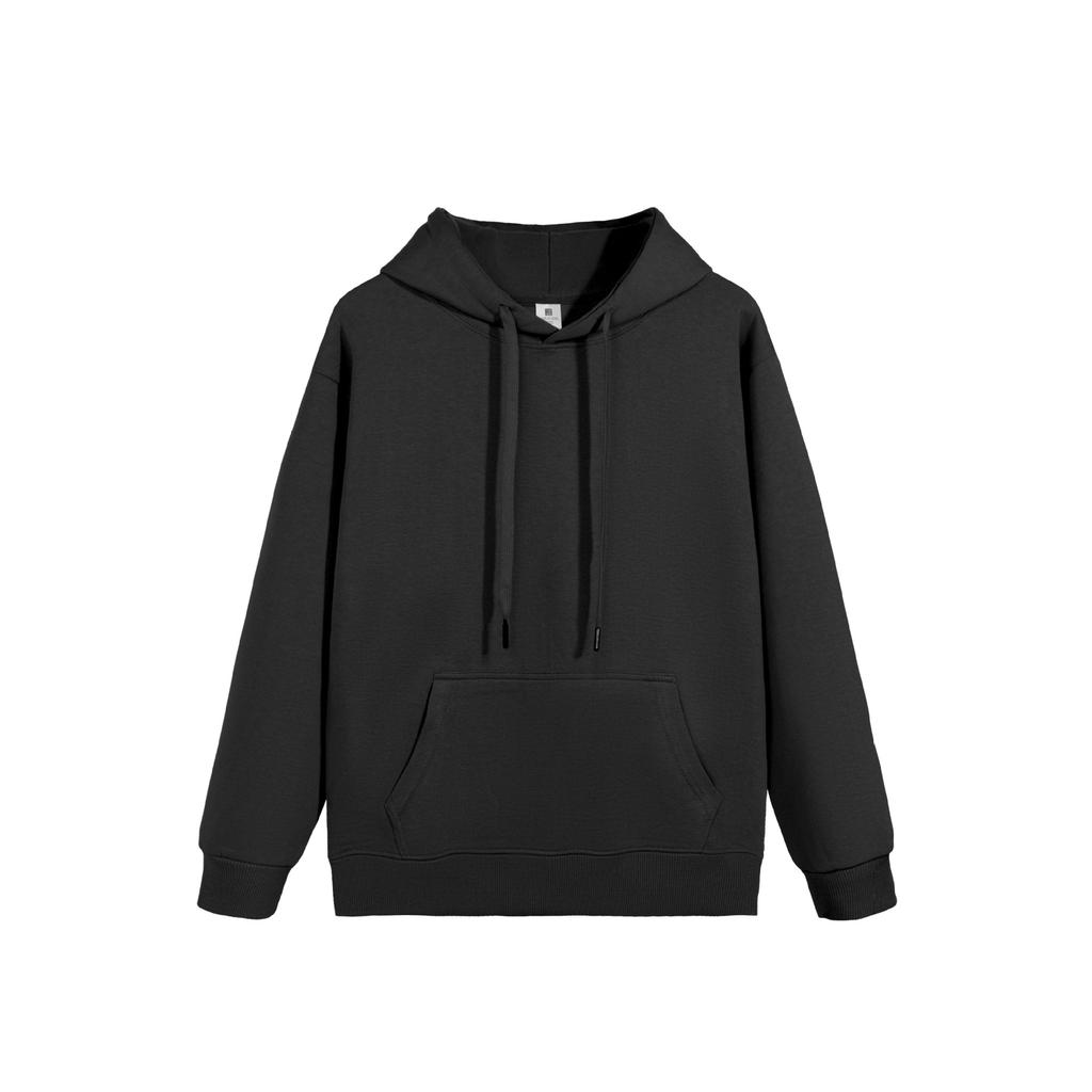 Loose-Fit Streetwear Men's Fashion Brand Solid Color Hooded Cotton-Blend Reversible Sweatshirt Women's Fashionable Casual Youthful Long-Sleeve Autumn