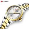 Orologio Curren 9107 da Donna alla Moda con Calendario e Cinturino in Acciaio Casual