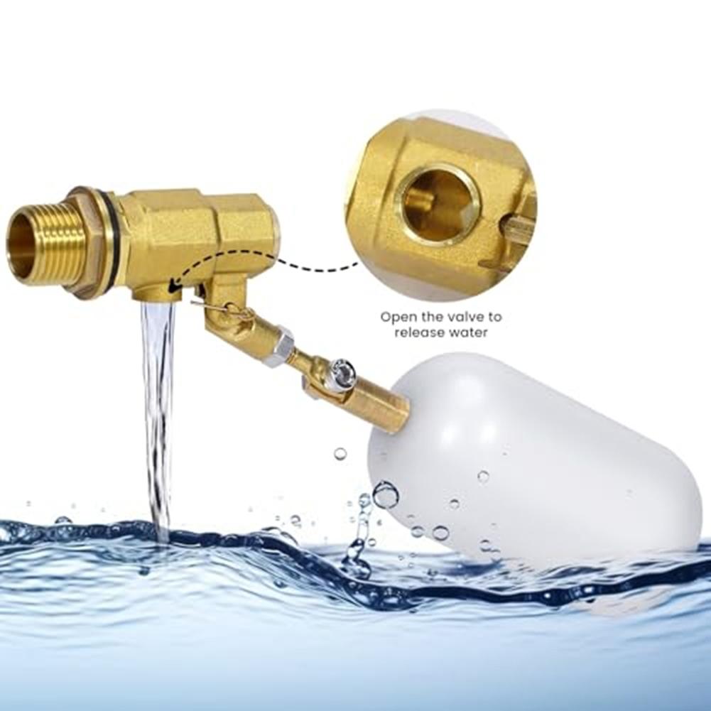 12 Inch Auto Fill Float Valve For Livestock Tank For Pond With Leak Proof Seal And Rotating Adjustable Feature