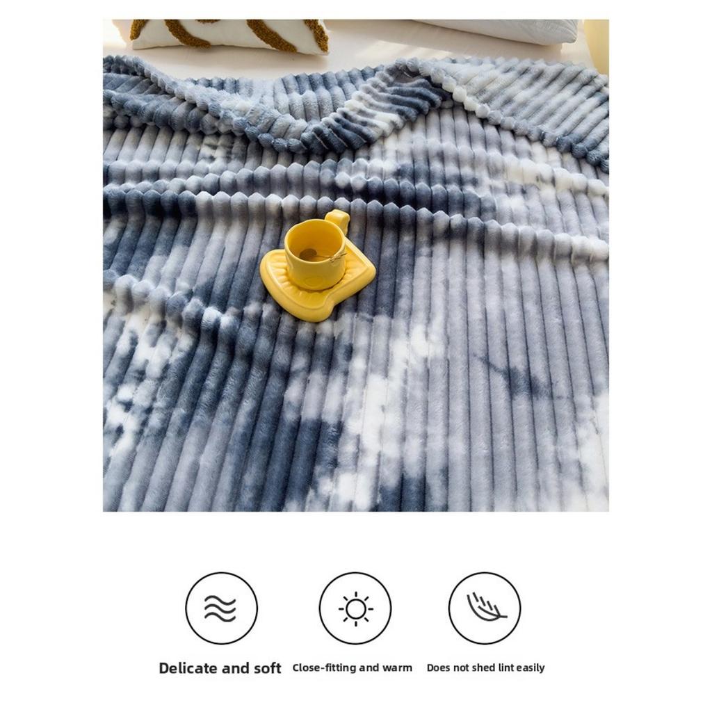 Thickened Blanket, Milk Velvet, Coral Velvet, Flannel, Nap Air Conditioning Blanket, Sofa Cover Blanket, Office Gift Blanket