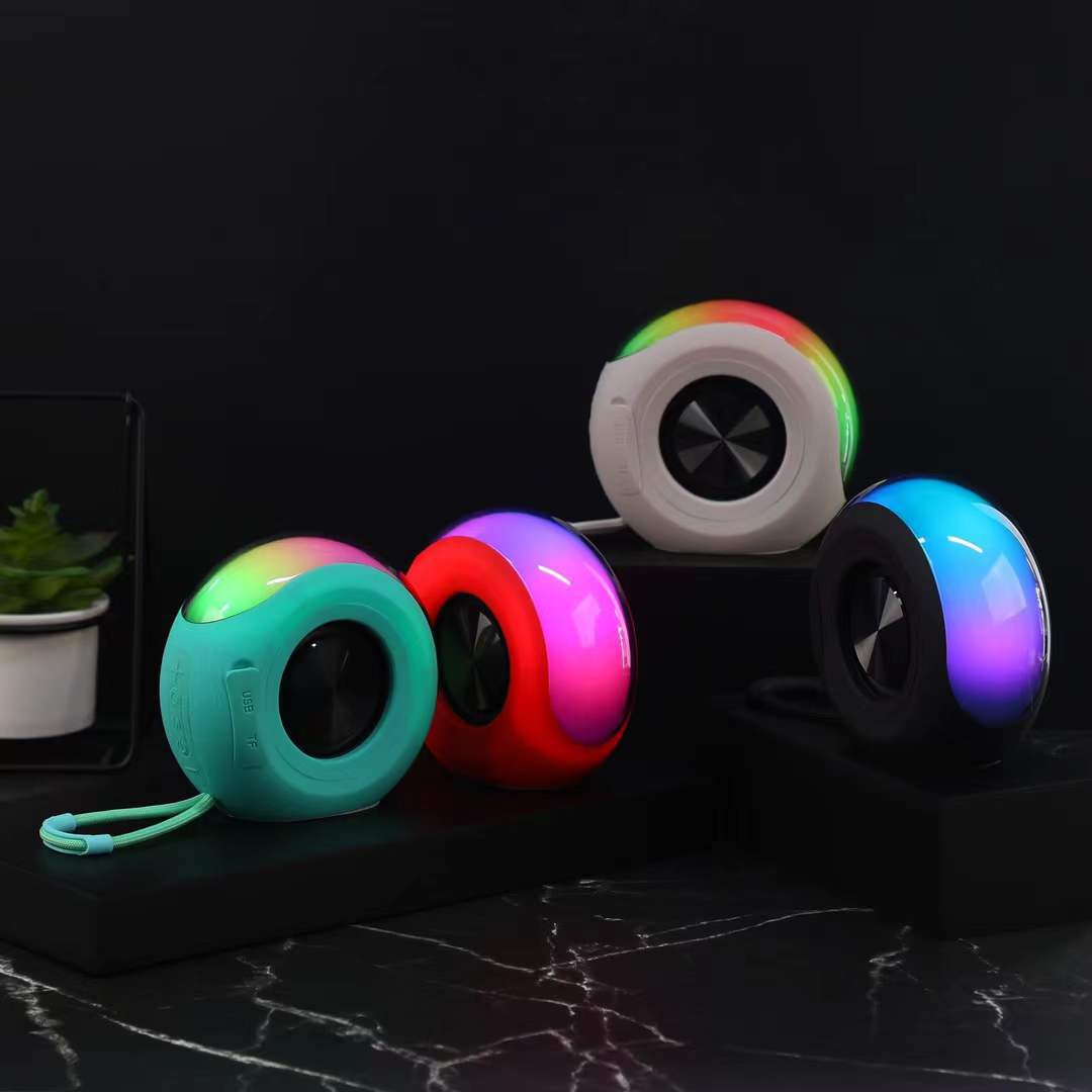 

Snail Bluetooth Speaker Gift Mini Atmosphere Rhythm Light Speaker Subwoofer Outdoor Portable Small Stereo красный