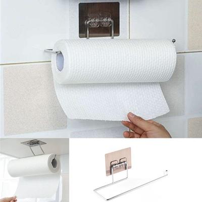 Küche Handtuch Haken Rack Papier Halter Kleiderbügel Tissue Rolle Handtuch Rack Hängen Organizer Lagerung Starke Haftung Haken Halter